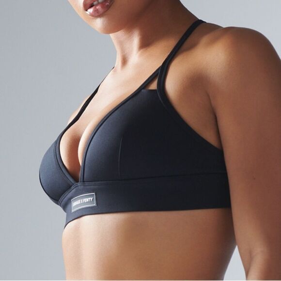 Savage X Fenty Spotlight‎ Low-Impact Sports Bra Black XS NWT - Picture 3 of 5